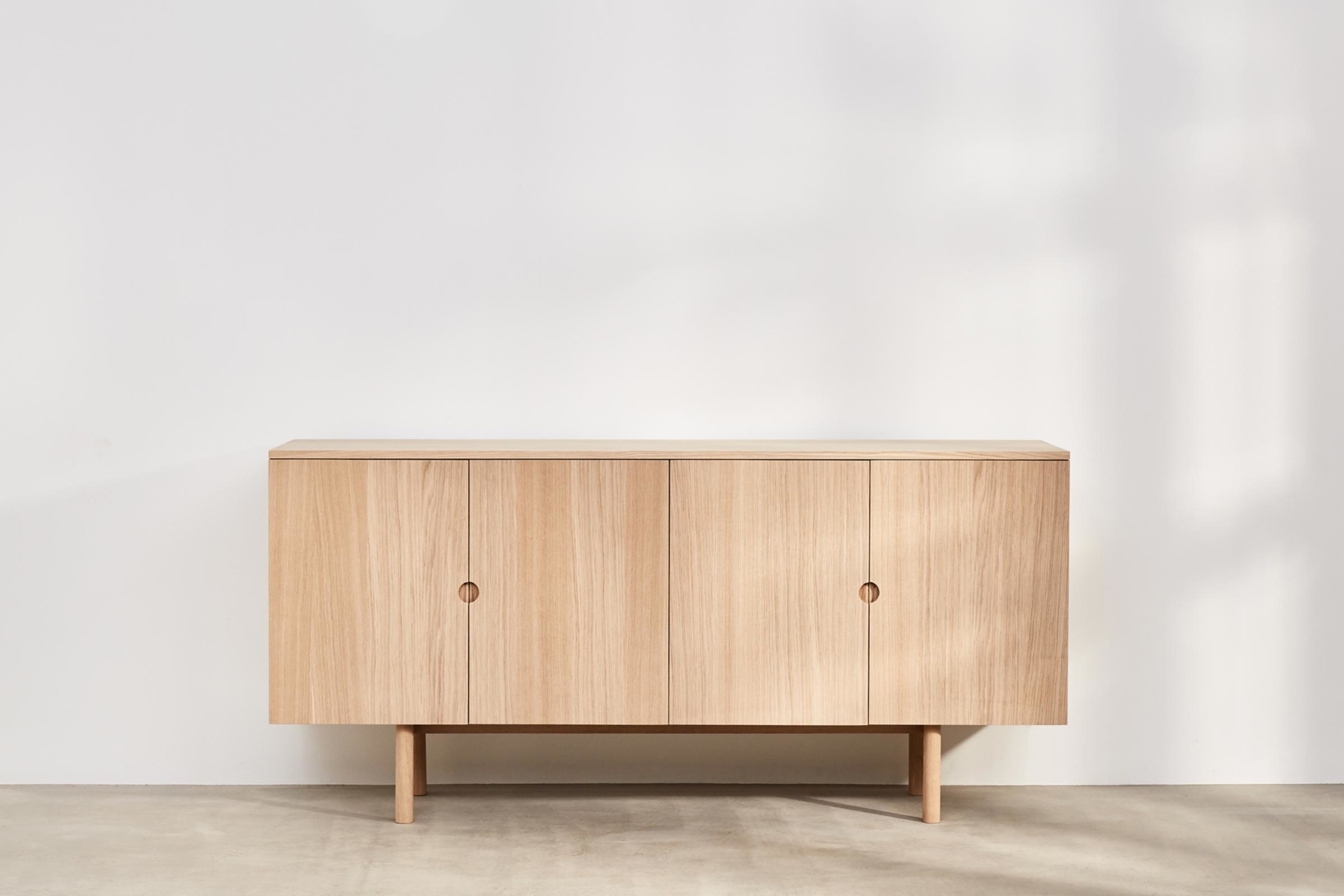 four door sideboard made from oak