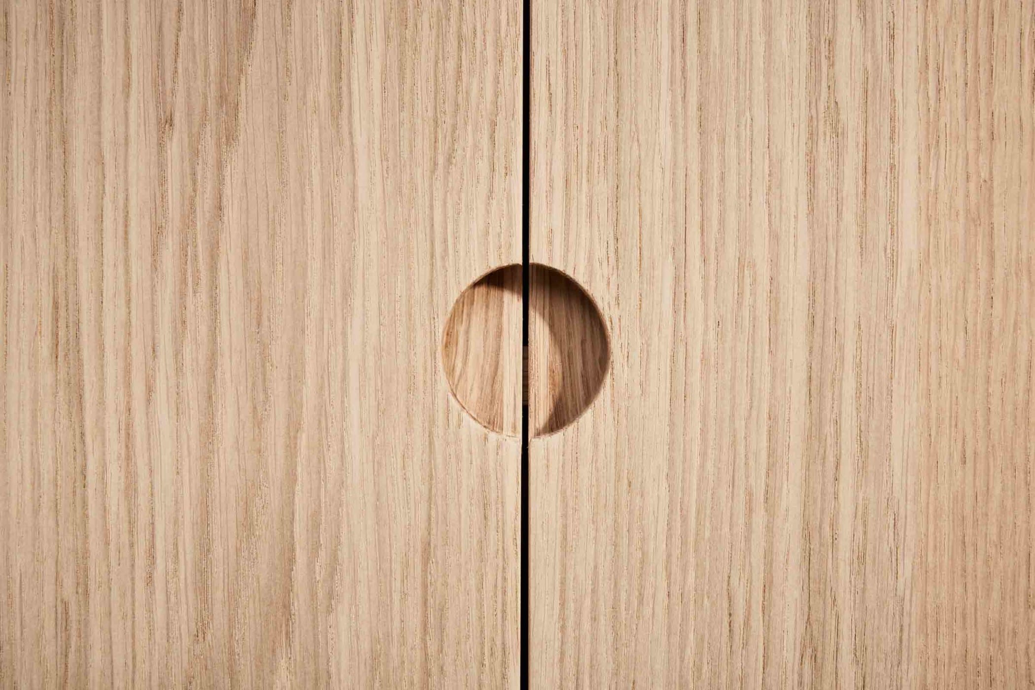 four door sideboard made from oak