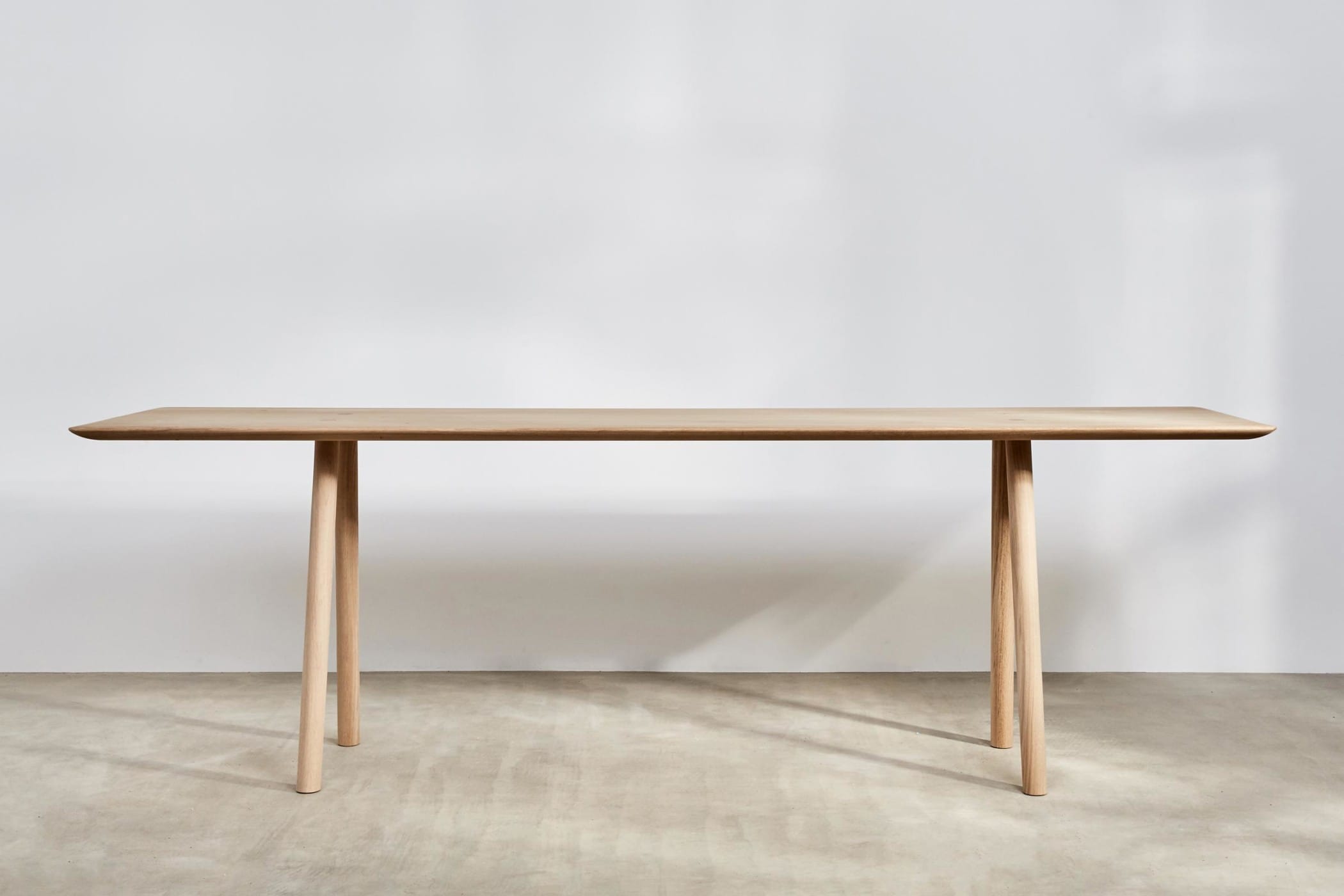 modern high table made from oak