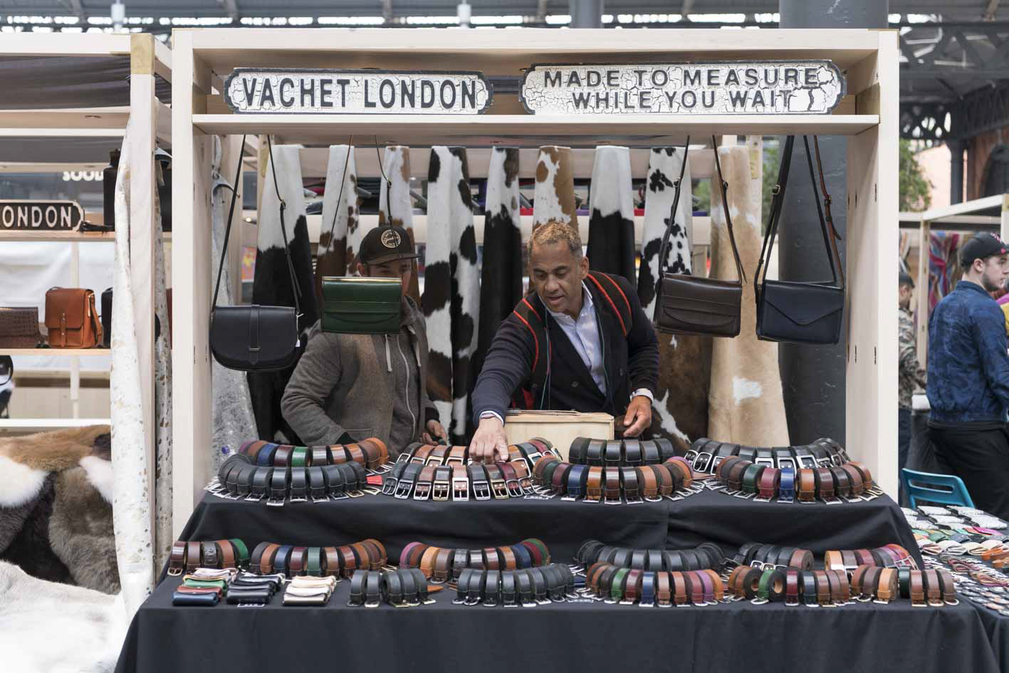 bespoke market stalls for Old Spitalfields Market