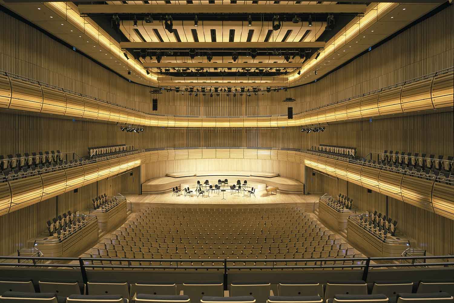 Architectural joinery for The Sage Gateshead