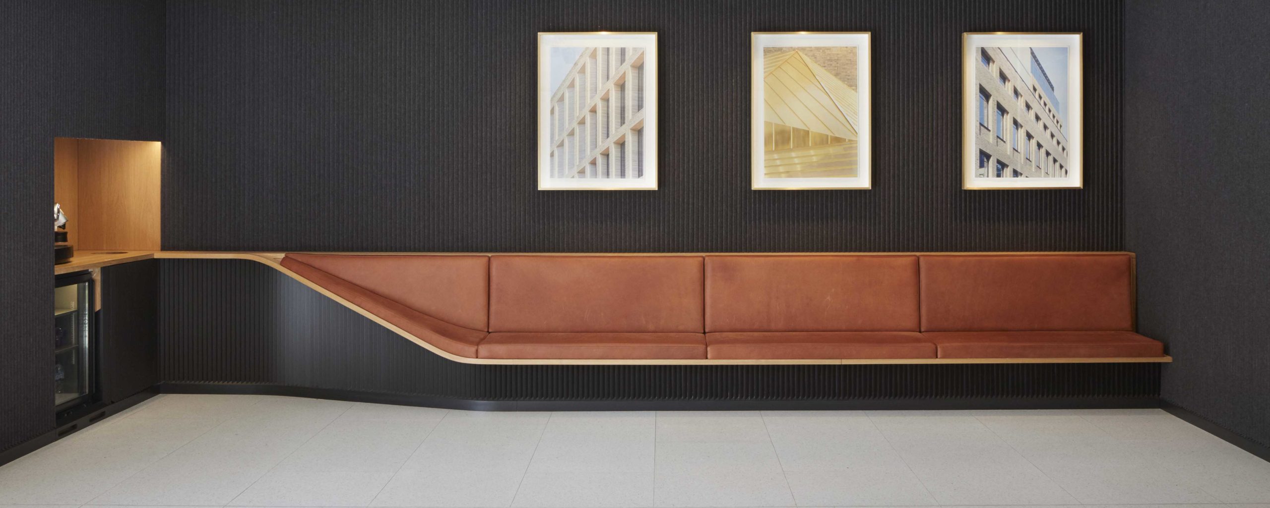 Bespoke reception seating for The Centro Building