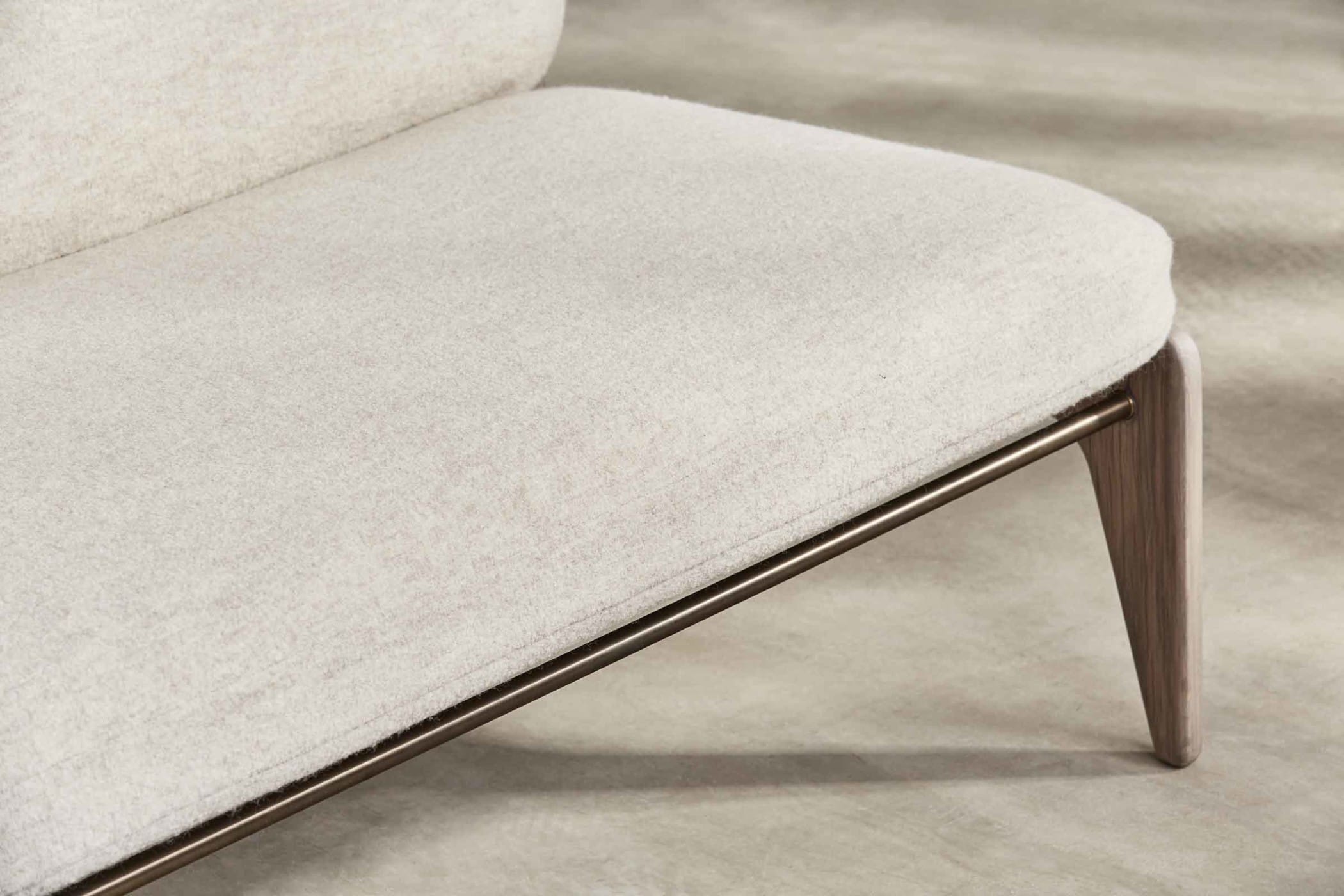 Small spindle backed sofa