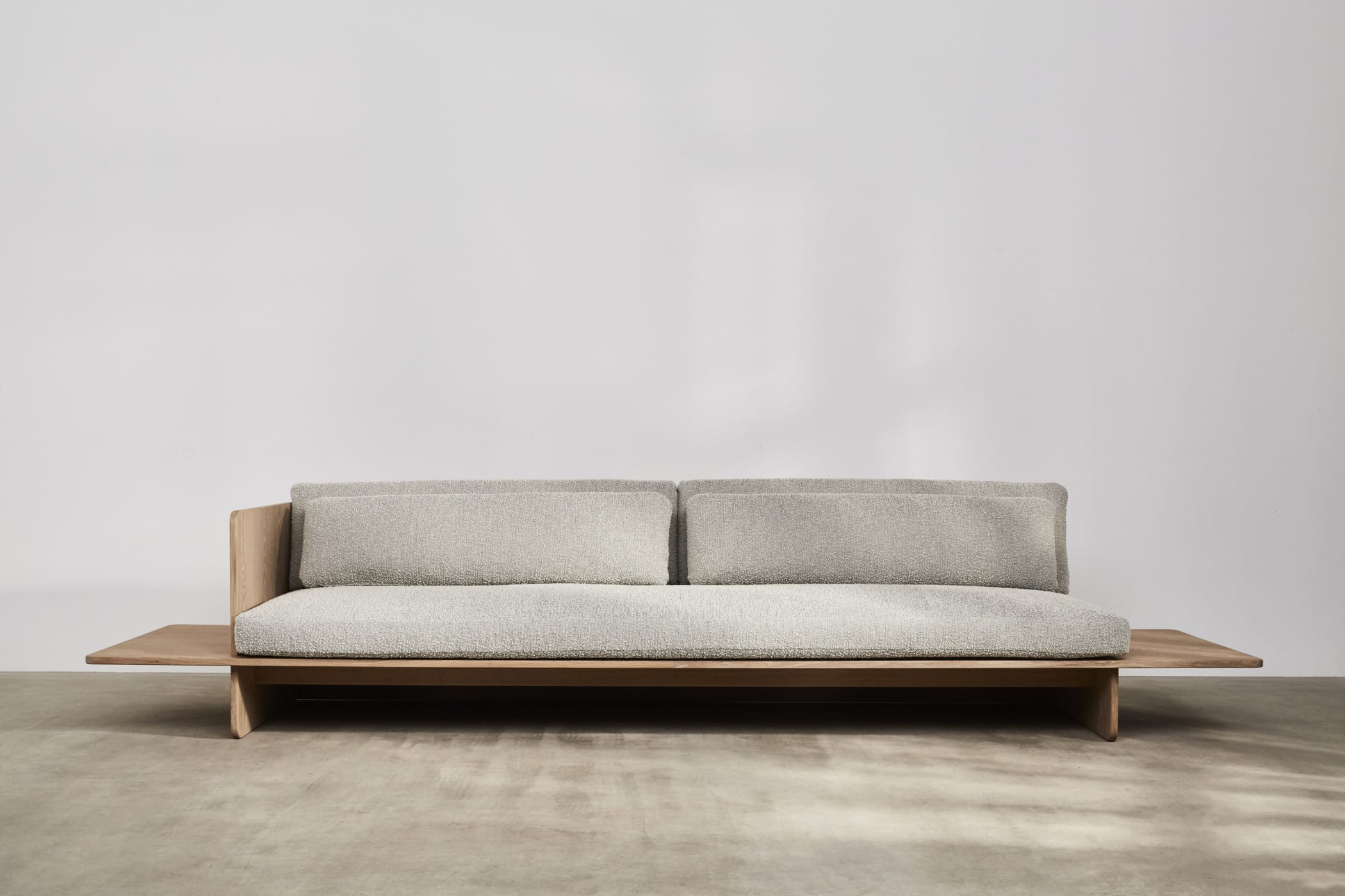 Minimalist modular sofa designed by Space Copenhagen