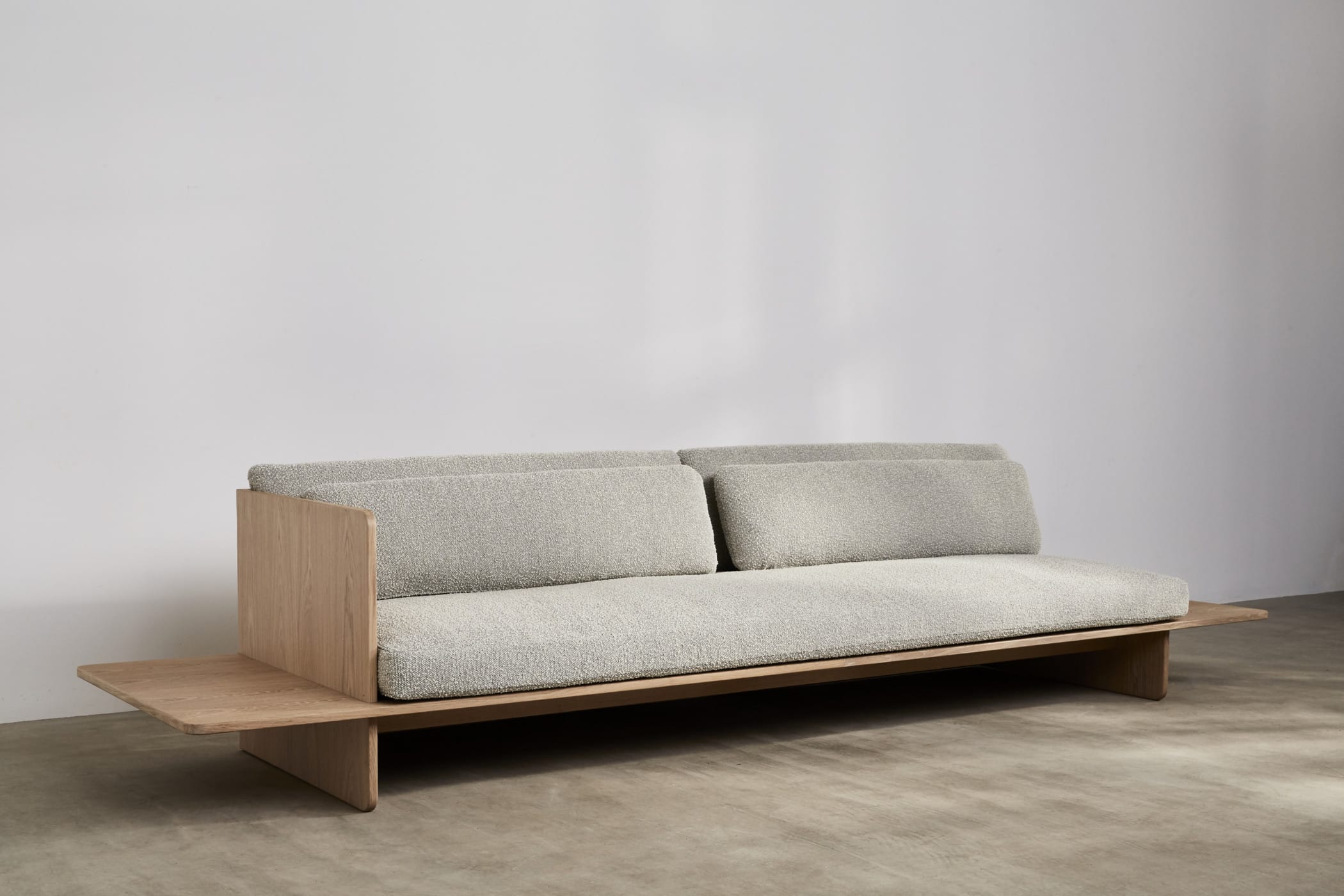 Minimalist modular sofa designed by Space Copenhagen