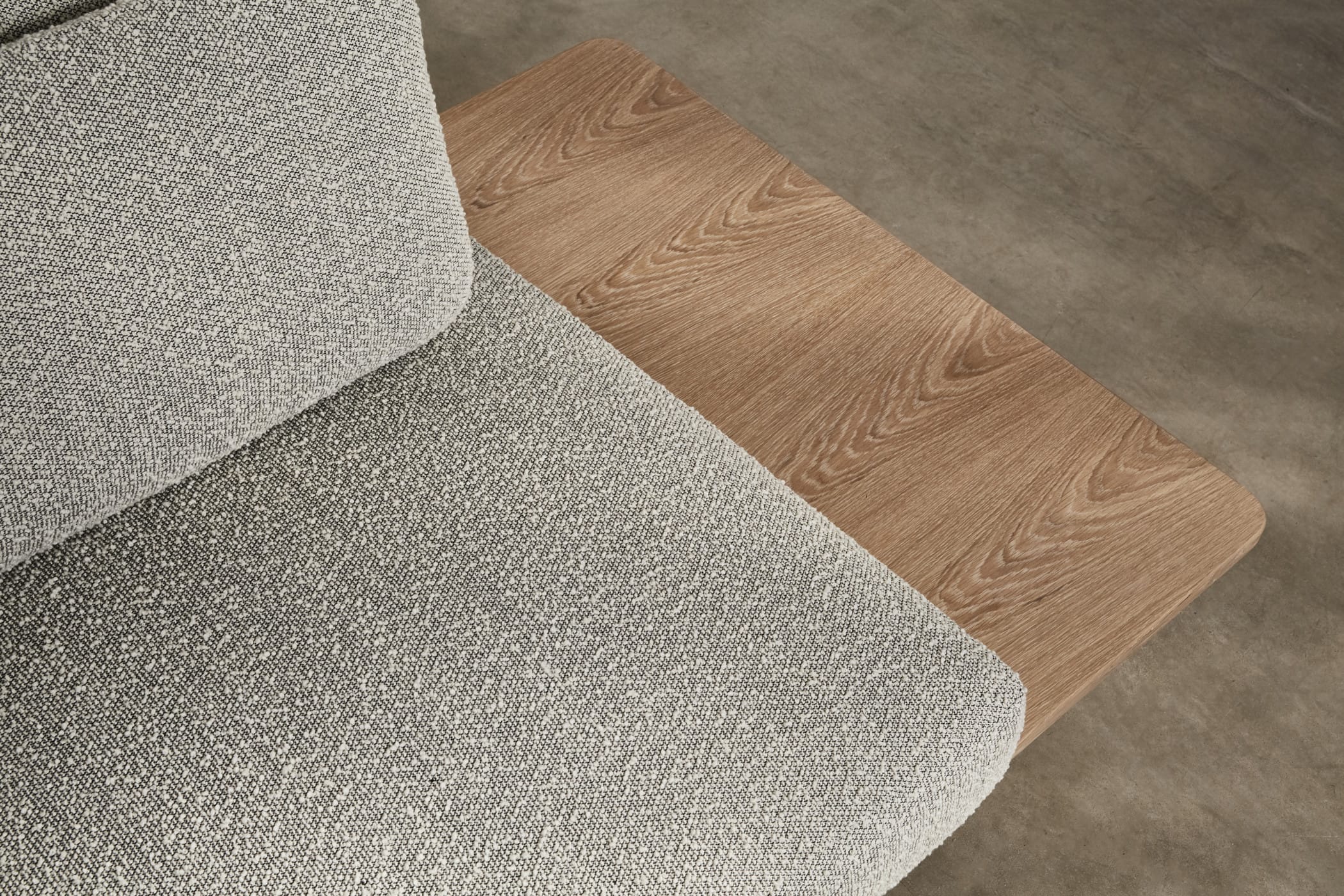 Minimalist modular sofa designed by Space Copenhagen